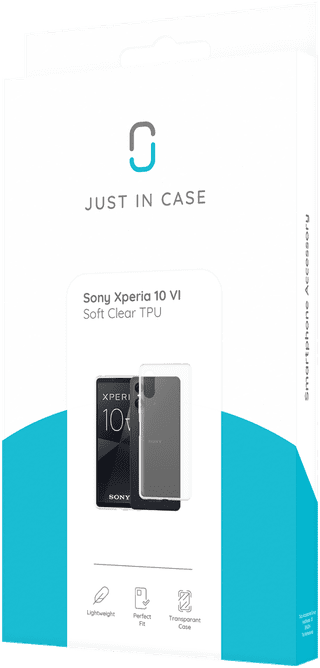 Just in Case Soft Design Sony Xperia 10 VI Back Cover Transparant