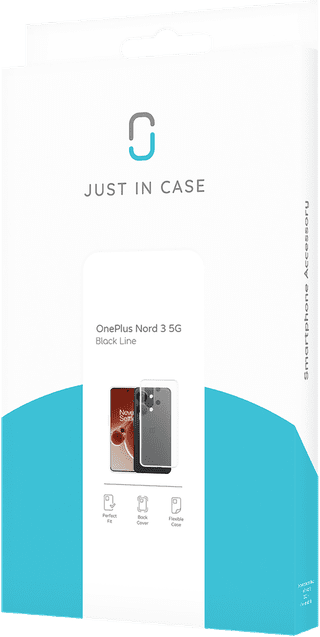 Just in Case Soft Design OnePlus Nord 3 5G Back Cover Transparent
