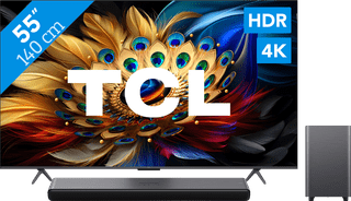 TCL QLED 55C61B (2024) + Barre de Son