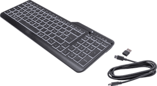 HP 400 Backlit Keyboard with Cable AZERTY