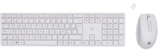 HP 650 Wireless Keyboard and Mouse Set White AZERTY