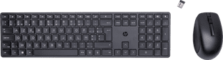 HP 650 Wireless Keyboard and Mouse Set Black AZERTY