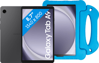 Samsung Galaxy Tab A9 8.7 inches 64GB WiFi Gray + BlueBuilt Kids Cover Blue