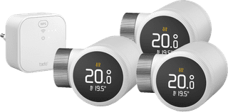 Tado Tête Thermostatique Connectée X - Kit de Démarrage Lot de 3