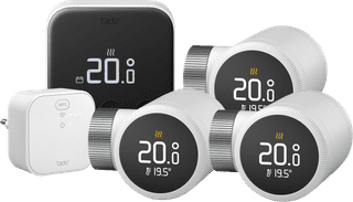 Tado Thermostat Connecté X Kit de Démarrage + 3 Têtes Thermostatiques