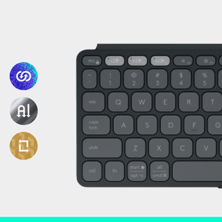 Logitech Keys-To-Go 2 Graphite AZERTY