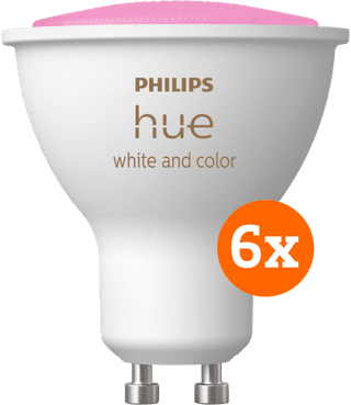 Philips Hue White and Color GU10 Lot de 6