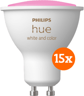 Philips Hue White and Color GU10 Lot de 15