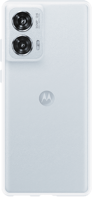 Just in Case Soft Design Motorola Edge 50 Fusion Back Cover Transparent