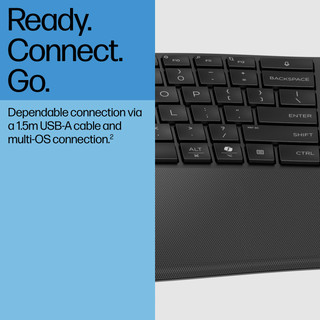HP 480 Comfort Wired Keyboard AZERTY