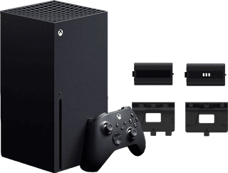 Xbox Series X + BlueBuilt Batteries Rechargeables