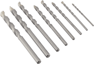 Irwin Set de Forets à Pierre HEX 8 Pièces