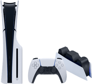 PlayStation 5 Slim Disc Edition + Charging Dock