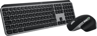 Logitech MX Keys S for Mac Azerty Zwart + Logitech MX Master 3S voor Mac Space Grey