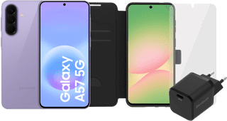 Samsung Galaxy A57 256GB Paars 5G + Compleet Accessoirepakket