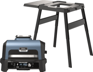Ninja Woodfire Pro XL BBQ Électrique Gril et Fumoir OG901EU + Ninja Woodfire Support