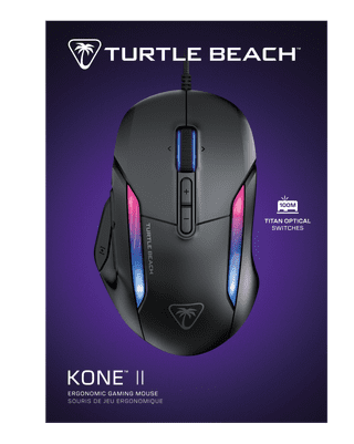 Turtle Beach Kone II Souris Gamer Filaire Noir