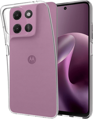 Just in Case Soft Design Motorola Moto G17 / G17 Power Back Cover Transparent
