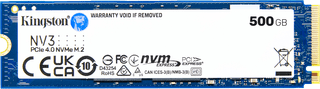 Kingston NV3 PCIe 4.0 NVMe SSD 500GB