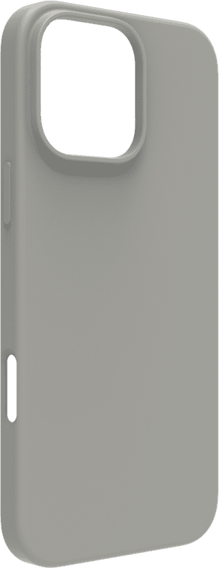 BlueBuilt Back Cover iPhone 16 Pro Max Grijs + Screenprotector Glas Duo Pack