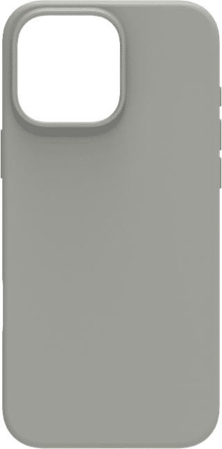 BlueBuilt Back Cover iPhone 16 Pro Max Grijs + Screenprotector Glas Duo Pack
