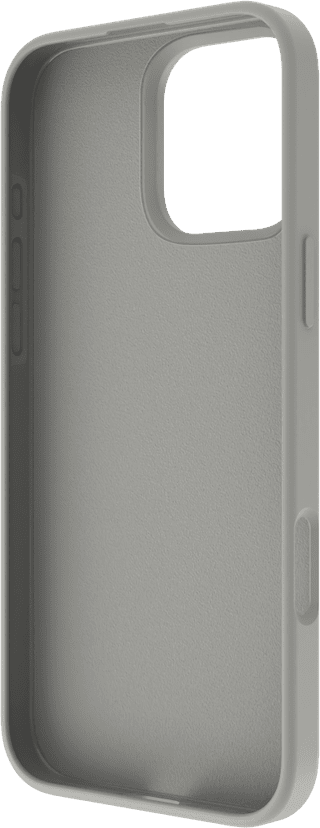 BlueBuilt Back Cover iPhone 16 Pro Max Grijs + Screenprotector Glas Duo Pack