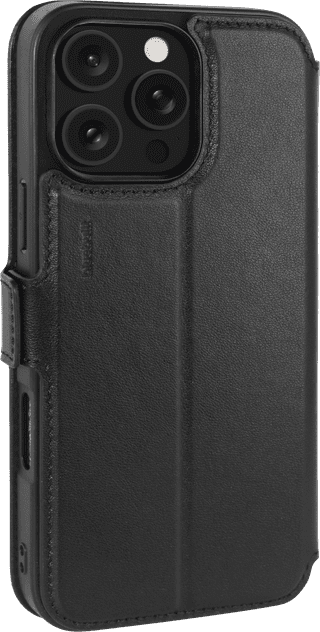BlueBuilt Apple iPhone 16 Pro Max Book Case Leather Black