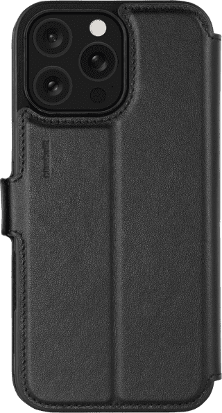 BlueBuilt Apple iPhone 16 Pro Max Book Case Leather Black