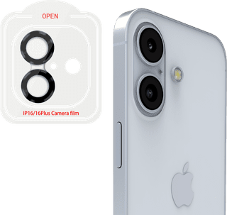 BlueBuilt Apple iPhone 16/16 Plus Camera Lens Protector Aluminium