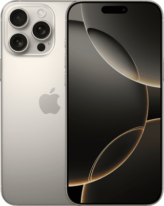 iPhone 16 Pro Max 256 Go Titane Naturel Reconditionné (Traces d'Utilisation Visibles)