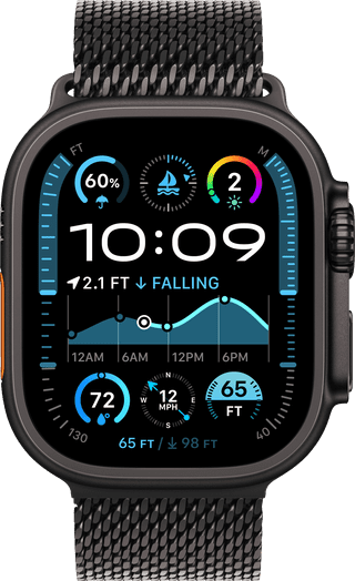 Apple Watch Ultra 2 4G 49mm Black Milanese Watch Strap M