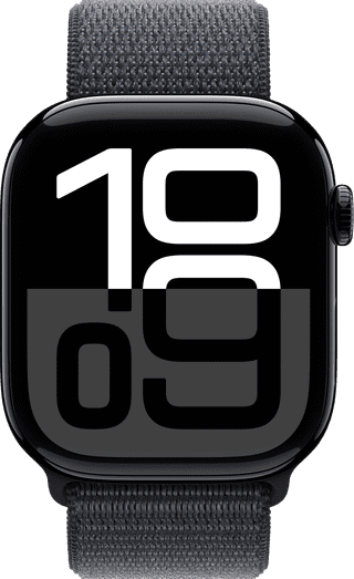 Apple Watch Series 10 4G 46mm Black Sport Watch Strap