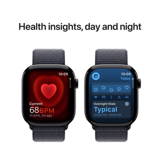 Apple Watch Series 10 4G 46mm Black Sport Watch Strap