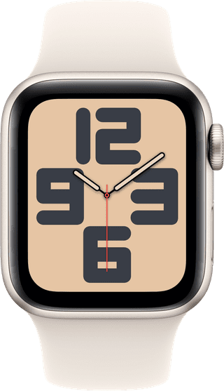 Apple Watch SE 2024 4G 40mm Starlight Sport Band M/L