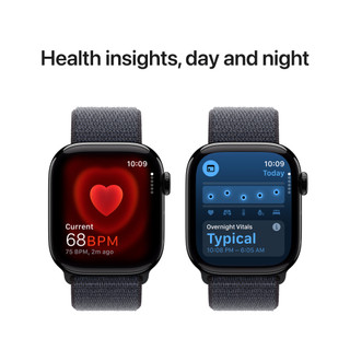 Apple Watch Series 10 42mm Black Sport Watch Strap