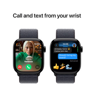 Apple Watch Series 10 42mm Black Sport Watch Strap