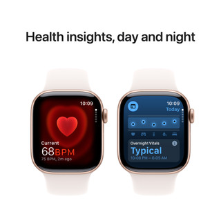 Apple Watch Series 10 42mm Roségoud Sportband S/M