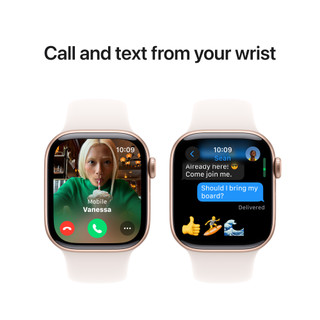 Apple Watch Series 10 42mm Roségoud Sportband S/M