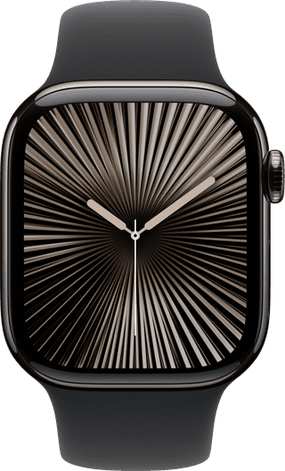 Apple Watch Series 10 4G 42mm Titanium Black Sport Band M/L