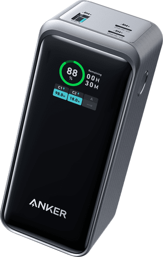 Anker Prime Powerbank 20.000 mAh met Snelladen Zwart