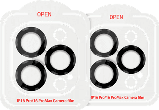 BlueBuilt Apple iPhone 16 Pro/16 Pro Max Camera Lens Protector Aluminum Duo Pack