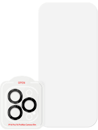 BlueBuilt Apple iPhone 16 Pro Max Protège-écran Verre + Protège-objectif