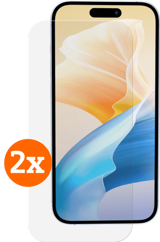 BlueBuilt Apple iPhone 16 Pro Max Screenprotector Glas Duo Pack