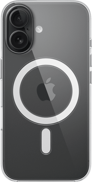 Apple iPhone 16 Back Cover with MagSafe Transparant