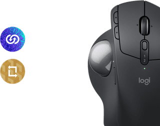 Logitech MX Ergo S Advanced Wireless Trackball Muis Zwart