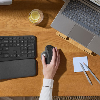 Logitech MX Ergo S Advanced Wireless Trackball Muis Zwart