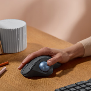 Logitech ERGO M575S Wireless Trackball Muis Zwart