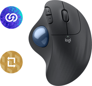 Logitech ERGO M575S Wireless Trackball Muis Zwart