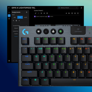 Logitech G915 X Lightspeed TKL Wireless Gaming Toetsenbord Zwart Azerty