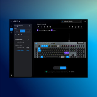 Logitech G915 X LIGHTSPEED Gaming Keyboard AZERTY Black